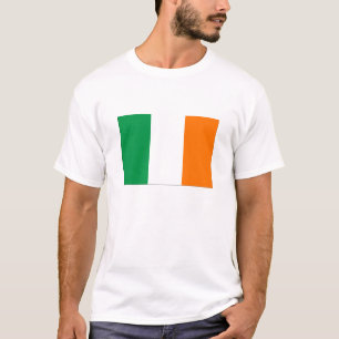 基本的なアイルランドの旗のワイシャツ Tシャツ