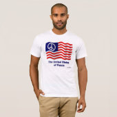 基本的なアメリカの服装のTシャツ Tシャツ (正面フル)