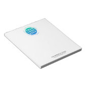 基本的なオフィスまたはビジネス会社のロゴ ノートパッド (アングル)