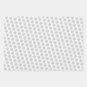 基本的なオフィス業務ロゴと連絡先情報付き ラッピングペーパーシート (正面3)