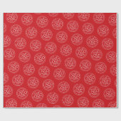 基本的なオフィス業務ロゴと連絡先情報付き ラッピングペーパー (フラット)