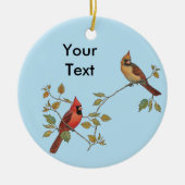 基本的なカップル セラミックオーナメント (正面)