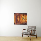 基本的なカボチャ、ハロウィーンになるなおもしろい タペストリー (インサイチュ(横))