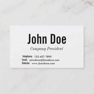 基本的なカード 名刺