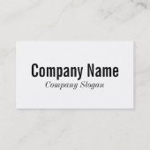 基本的なカード 名刺 (裏面)