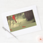 基本的なクリスマスのプレゼントのラベル 長方形シール (封筒)