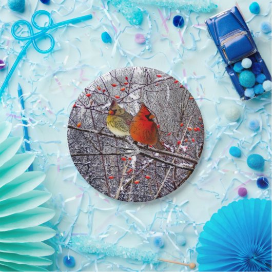 基本的なクリスマスの紙皿 ペーパープレート (パーティー)