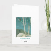 基本的なクリスマスカード シーズンカード (裏面)