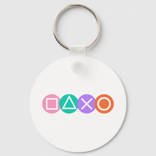 基本的なゲームシンボル キーホルダー (正面)