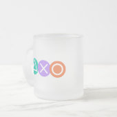 基本的なゲームシンボル フロストグラスマグカップ (正面左)