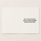 基本的なゴールドフォイルの同情カード 箔カード (内部)