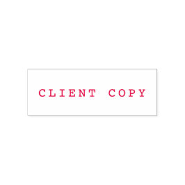 基本的なシンプルビジネスカスタム文字のクライアントコピー セルフインキングスタンプ