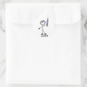 基本的なスティック図形医師 ラウンドシール (バッグ)