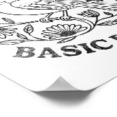 基本的なデシエンシーによって急進化したフェミニストの男性と女性のチーム ポスター (角)