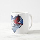 基本的なハートの詩 コーヒーマグカップ (正面右)