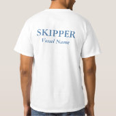 基本的なパーソナライズな飛ぶ人のティー-カスタムな乗組員のワイシャツ Tシャツ (裏面)