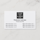 基本的なビジネスデザインシンプル-モダン, 名刺 (正面)