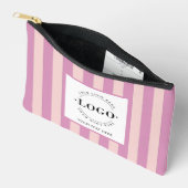 基本的なビジネスロゴあなたの会社のプロモーションギフト アクセサリーポーチ (見開き)