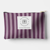 基本的なビジネス ロゴ 企業 プロモーション ブランディング アクセサリーポーチ (裏面)