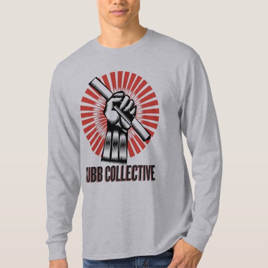 基本的なメンズKubbの長い袖のティー Tシャツ (正面)