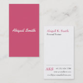 基本的なモダンなデザインのいちごの氷のカスタム色 名刺 (正面/裏面)