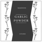 基本的なモダンキッチンミニマルパントリーJARラベル シール (正面)