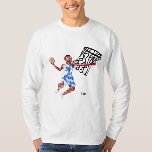 基本的なロングスリーブTシャツ:手首の全て Tシャツ (正面)