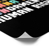 基本的な人権フェミニスを持ちたい ポスター (角)