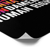 基本的な人権フェミニスを持ちたい ポスター (角)