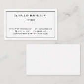 基本的な医療プロフェッショナル名刺 名刺 (正面/裏面)