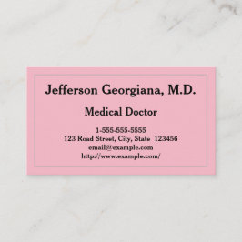 基本的な医者名刺 名刺