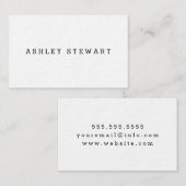 基本的な名刺 名刺 (正面/裏面)