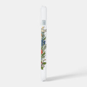 基本的な善良さに目覚めた鳥の美学アート iPhone 15ケース (左側面)