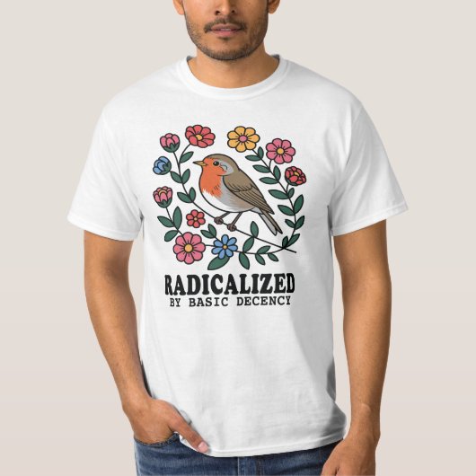 基本的な善良さに目覚めた Quote Tシャツ (正面)