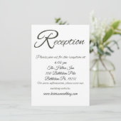 基本的な大R結婚式受付エンクロージャカード エンクロージャーカード (スタンド正面)