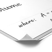 基本的な数式 ポスター (角)