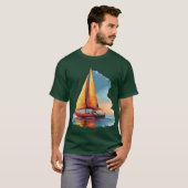 基本的な暗いTシャツ Tシャツ (正面フル)