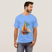 基本的な暗いTシャツ Tシャツ (正面フル)