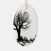 基本的な木 セラミックオーナメント (右)