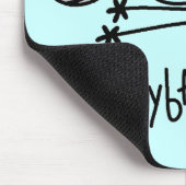 基本的な棒の姿のバレーボールのTシャツおよびギフト マウスパッド (コーナー)