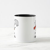 基本的な棒の姿の大工のTシャツおよびギフト マグカップ (中央)