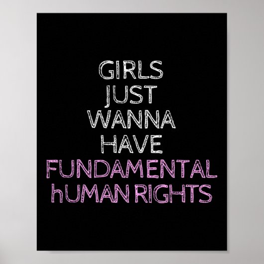 基本的な権利を持ちたい ポスター (正面)