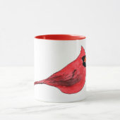 基本的な水色の芸術のマグ マグカップ (中央)