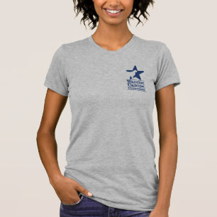 基本的な海軍ロゴおよびウェブサイト Tシャツ