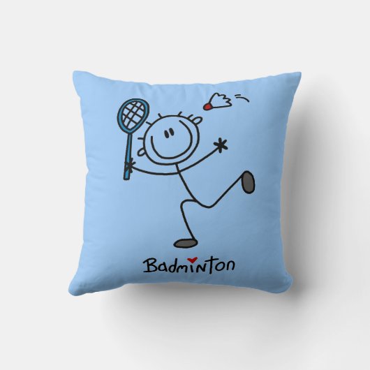 基本的な男性の棒の姿のバドミントン クッション (裏面)