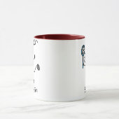 基本的な男性の棒の姿のバドミントン マグカップ (中央)