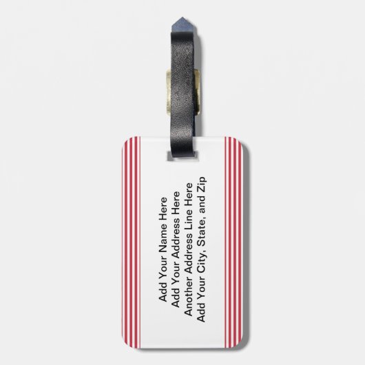 基本的な男性の棒の姿のバレーボール ラゲッジタグ (裏面縦)