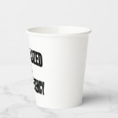 基本的な礼儀によって急進化した民主主義の社会 紙コップ (左)