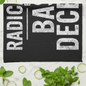 基本的な礼儀によって急進化すおもしろいる キッチンタオル (折り畳み)