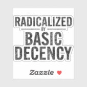 基本的な礼儀によって急進化すおもしろいる シール (シート)